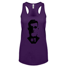 Number One Womens Racerback Tank Top