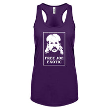 Free Joe Exotic Womens Racerback Tank Top