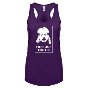 Free Joe Exotic Womens Racerback Tank Top