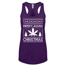 Racerback MerryJuana Christmas Womens Tank Top