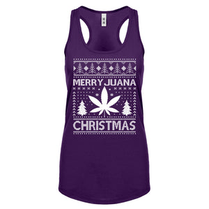 Racerback MerryJuana Christmas Womens Tank Top
