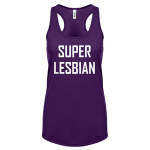 Super Lesbian Womens Racerback Tank Top
