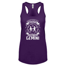 Racerback Gemini Astrology Zodiac Sign Womens Tank Top