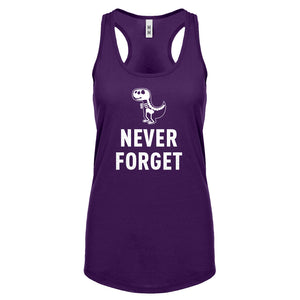 Racerback Never Forget Womens Tank Top