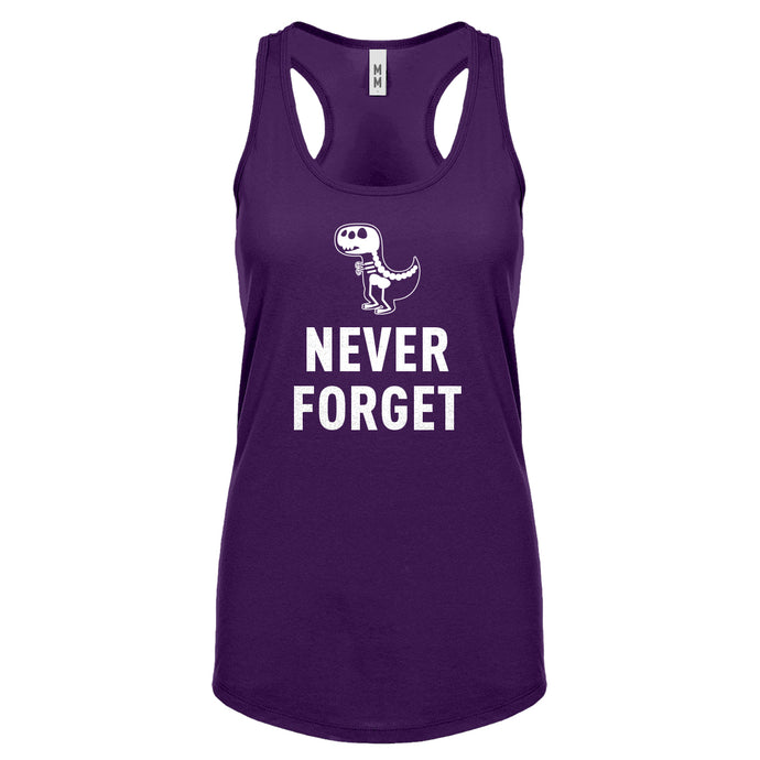 Racerback Never Forget Womens Tank Top