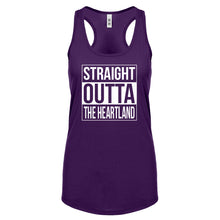 Straight Outta the Heartland Womens Racerback Tank Top