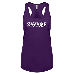 Racerback Savage Womens Tank Top