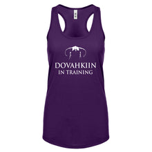Dovahkiin in Training Womens Racerback Tank Top
