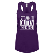 Straight Outta the Closet Womens Racerback Tank Top