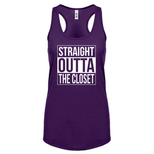 Straight Outta the Closet Womens Racerback Tank Top