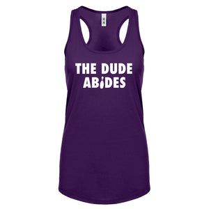 THE DUDE ABIDES Womens Racerback Tank Top