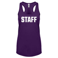 Racerback Staff Womens Tank Top