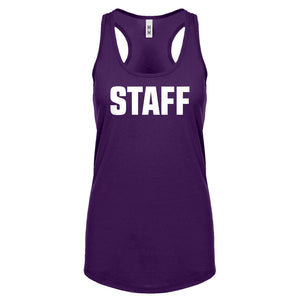 Racerback Staff Womens Tank Top