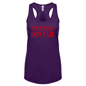 Friend's Don’t Lie Womens Racerback Tank Top