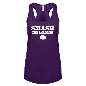 Smash the Patriarchy Womens Racerback Tank Top