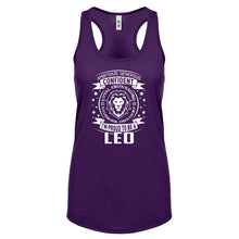 Racerback Leo Astrology Zodiac Sign Womens Tank Top