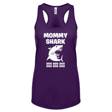 Mommy Shark Womens Racerback Tank Top