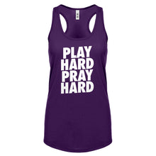 Racerback Play Hard Pray Hard (was 7006) Womens Tank Top