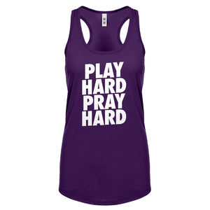 Racerback Play Hard Pray Hard (was 7006) Womens Tank Top