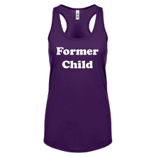 Former Child Womens Racerback Tank Top