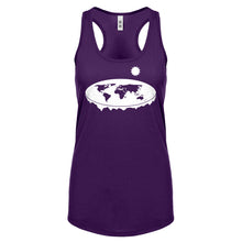 Racerback Flat Earth Womens Tank Top