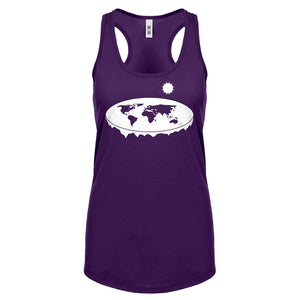 Racerback Flat Earth Womens Tank Top