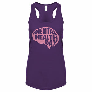 Mental Health Day Womens Racerback Tank Top