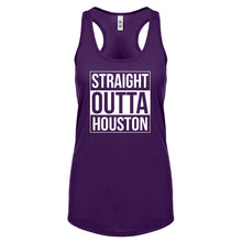 Straight Outta Houston Womens Racerback Tank Top
