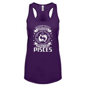Racerback Pisces Astrology Zodiac Sign Womens Tank Top