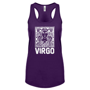 Racerback Virgo Zodiac Astrology Womens Tank Top