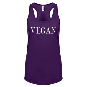 Racerback Vegan Vogue Womens Tank Top