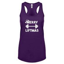 Merry Liftmas Womens Racerback Tank Top