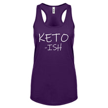 KETO -ish Womens Racerback Tank Top
