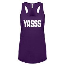 Racerback Yasss Womens Tank Top