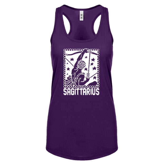 Racerback Sagittarius Zodiac Astrology Womens Tank Top