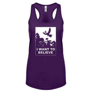 I Want to Believe Kanto Sighting Womens Racerback Tank Top