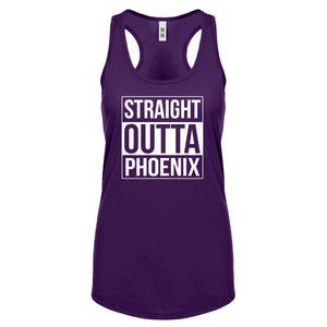 Straight Outta Phoenix Womens Racerback Tank Top