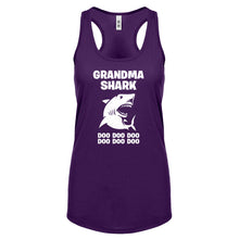 Grandma Shark Womens Racerback Tank Top
