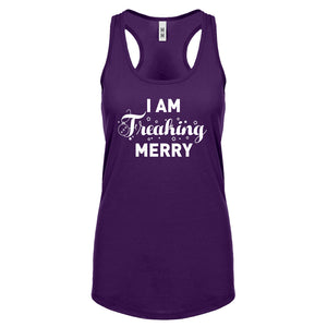 Freaking Merry Womens Racerback Tank Top