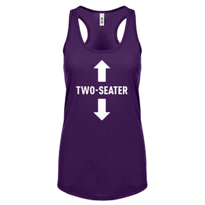 Two Seater Womens Racerback Tank Top