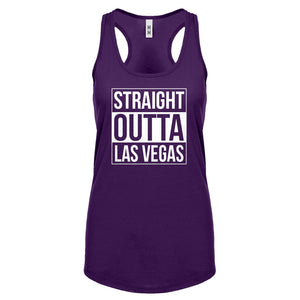 Straight Outta Las Vegas Womens Racerback Tank Top