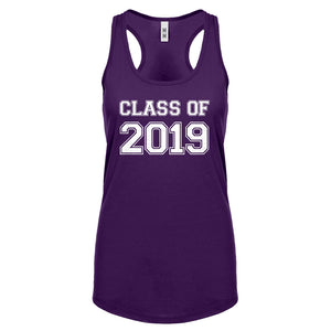 Racerback Class of 2019 Womens Tank Top