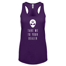 Take Me to Your Dealer Womens Racerback Tank Top