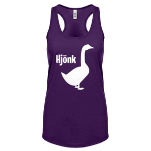 GOOSE HJONK Womens Racerback Tank Top