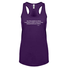 Governed by your Inferiors Womens Racerback Tank Top