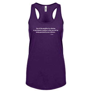 Governed by your Inferiors Womens Racerback Tank Top