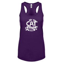 My Cat Thinks I'm Cool Womens Racerback Tank Top