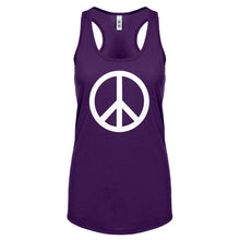 Peace Womens Racerback Tank Top