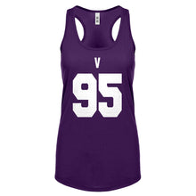 V 95 Womens Racerback Tank Top