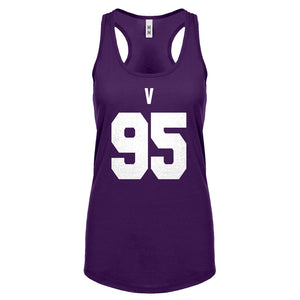 V 95 Womens Racerback Tank Top